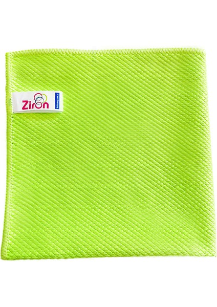 Mikrofiber Baklava Desen Cam Bezi Yeşil 40 x 40 cm
