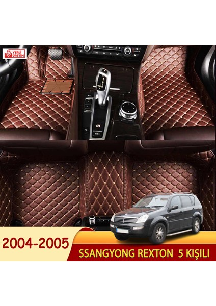 Ssangyong Rexton 2004-2005 Uyumlu 5d Havuzlu Suni Deri OTO PASPAS