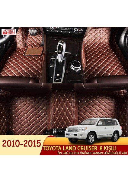 Toyota Land Cruiser 2010-2015 8 kişili Uyumlu 5d Havuzlu Suni Deri OTO PASPAS