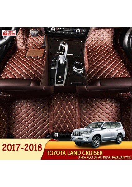 Toyota Land Cruiser 2017-2018  Uyumlu 5d Havuzlu Suni Deri OTO PASPAS