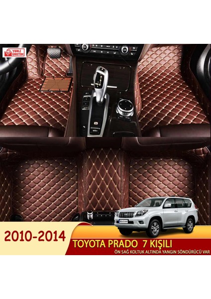 Toyota Prado 2010-2014 7 kişili Uyumlu 5d Havuzlu Suni Deri OTO PASPAS