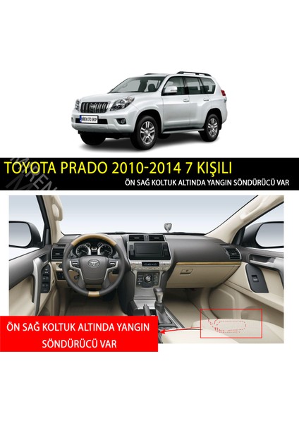 Toyota Prado 2010-2014 7 kişili Uyumlu 5d Havuzlu Suni Deri OTO PASPAS