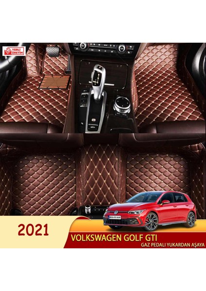 Volkswagen Golf GTI 2021 Uyumlu 5d Havuzlu Suni Deri OTO PASPAS