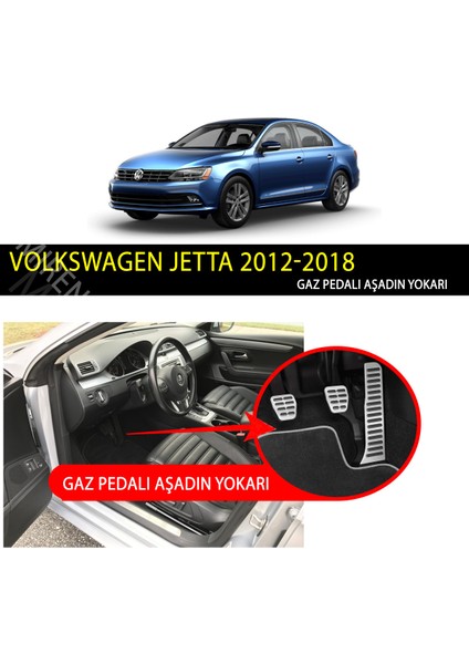 Volkswagen Jetta 2012-2018 Uyumlu 5d Havuzlu Suni Deri OTO PASPAS