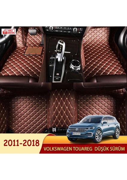 Volkswagen Touareg 2011-2018 Uyumlu 5d Havuzlu Suni Deri OTO PASPAS