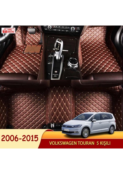 Volkswagen Touran 2006-2015 5 kişili Uyumlu 5d Havuzlu Suni Deri OTO PASPAS