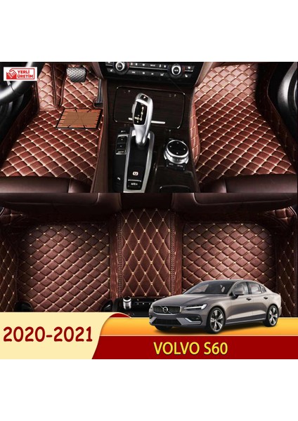 Volvo S60 2020-2021 Uyumlu 5d Havuzlu Suni Deri OTO PASPAS