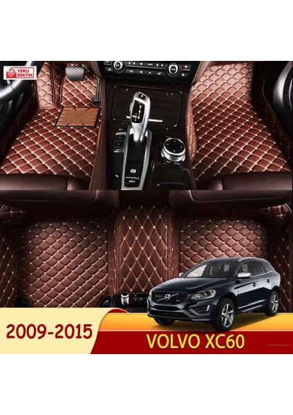 Volvo Xc60 2009-2015 Uyumlu 5d Havuzlu Suni Deri OTO PASPAS