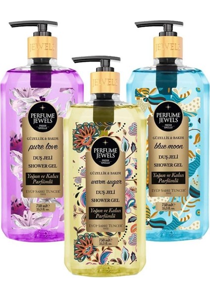 Pure Love, Blue Moon, Warm Sugar Duş Jeli 750 ml
