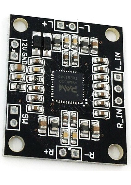 PAM8610 2X15W Çift Kanal Amfi Devresi Modülü DC12V Çift Kanal 10-50W