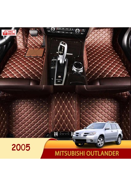 Mitsubishi Outlander 2005 Uyumlu 5d Havuzlu Suni Deri OTO PASPAS