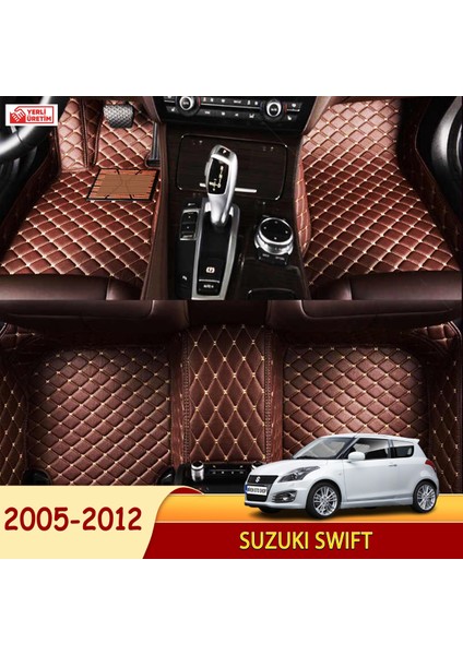 Suzuki Swift 2005-2012 Uyumlu 5d Havuzlu Suni Deri OTO PASPAS