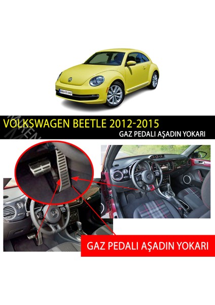 Volkswagen Beetle 2012-2015 Uyumlu 5d Havuzlu Suni Deri OTO PASPAS