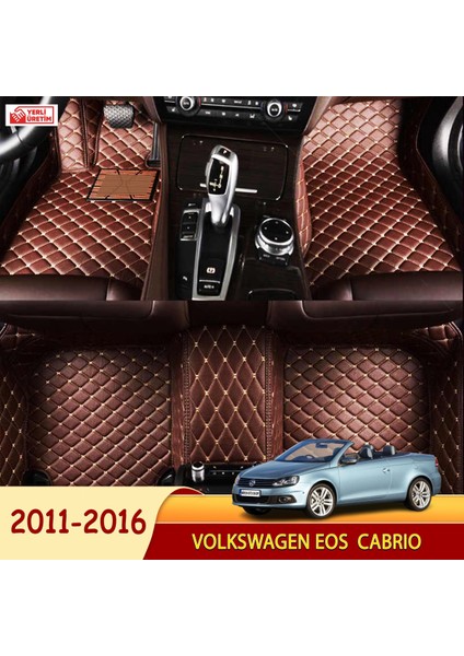 Volkswagen Eos 2007-2016 cabrio Uyumlu 5d Havuzlu Suni Deri OTO PASPAS