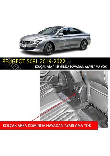 Peugeot 508L 2019-2022 Uyumlu 5d Havuzlu Suni Deri OTO PASPAS