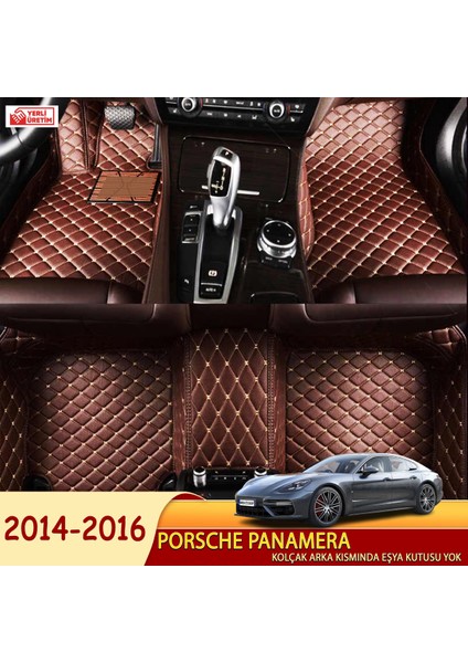 Porsche Panamera 2014-2016 Uyumlu 5d Havuzlu Suni Deri OTO PASPAS