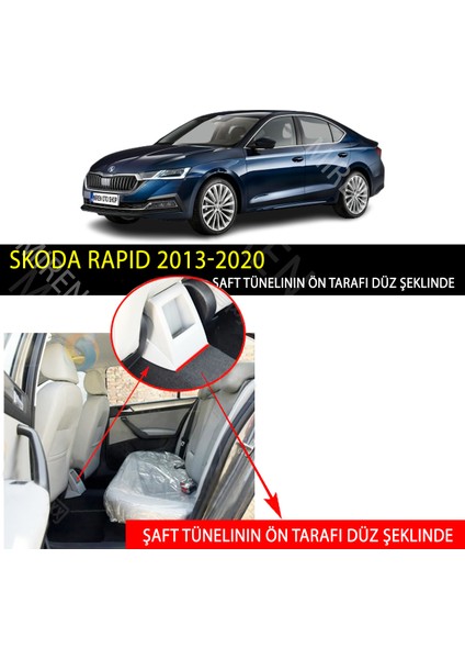 Skoda Rapid 2013-2020 Uyumlu 5d Havuzlu Suni Deri OTO PASPAS