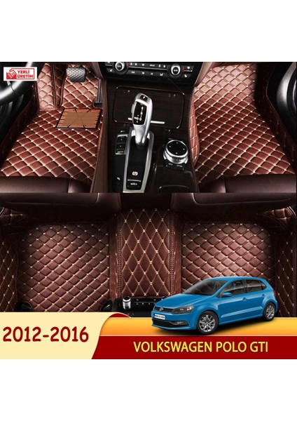 Volkswagen Polo GTI 2012-2016 Uyumlu 5d Havuzlu Suni Deri OTO PASPAS