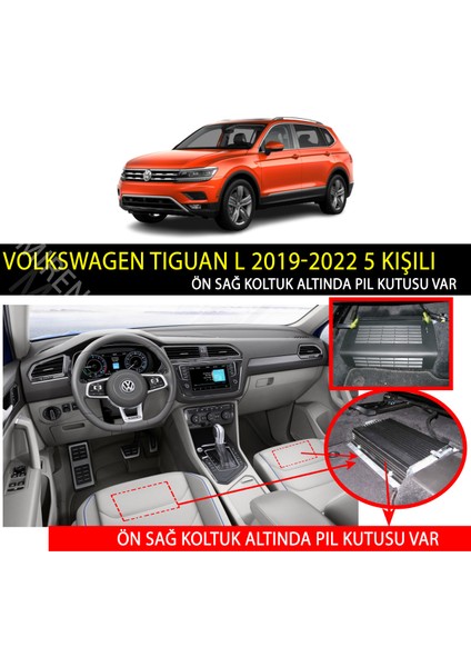 Volkswagen Tiguan L 2019-2022 5 kişili Uyumlu 5d Havuzlu Suni Deri OTO PASPAS