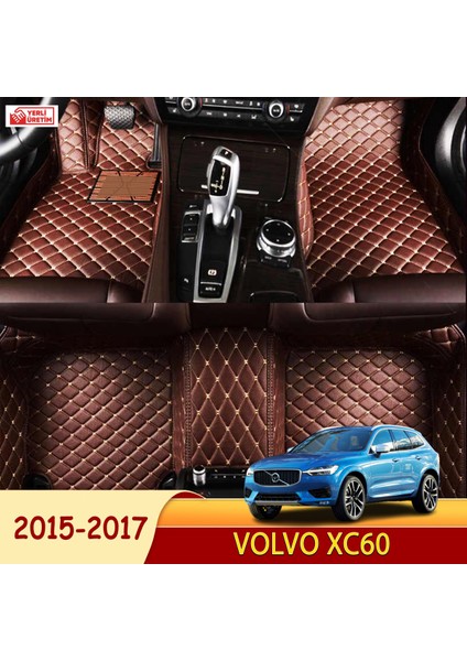 Volvo Xc60 2015-2017 Uyumlu 5d Havuzlu Suni Deri OTO PASPAS