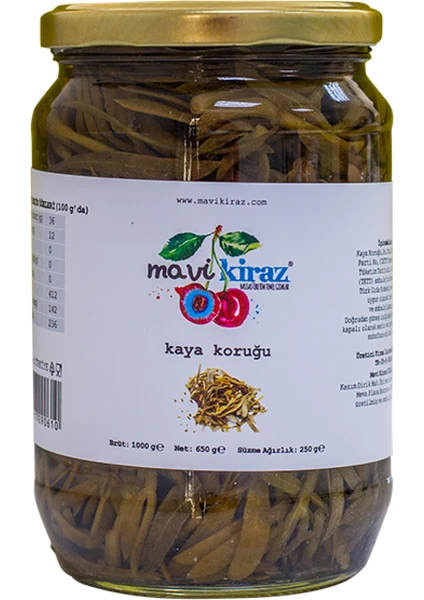 Mavi Kiraz Mavikiraz Kaya Koruğu 650 gr