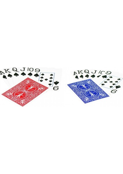 Prestige % 100 Plastik Poker Oyun Kartı (2 Deste)