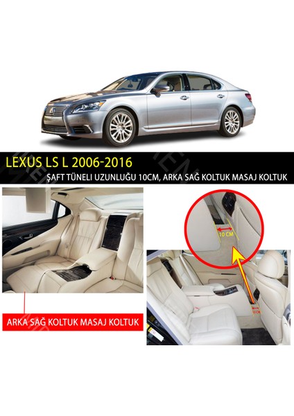 Lexus Ls L 2006-2016 Uyumlu 5d Havuzlu Suni Deri Oto Paspas