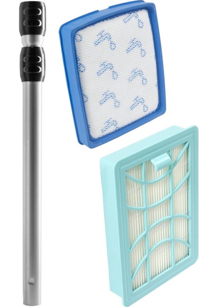 Philips Fc 9728 Uyumlu Hepa Filtre Seti + Çelik Boru