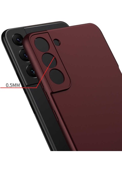 Galaxy S22 Plus Kılıf Kamera Korumalı Ultra Ince Kalem Bölmeli Şık Kapak