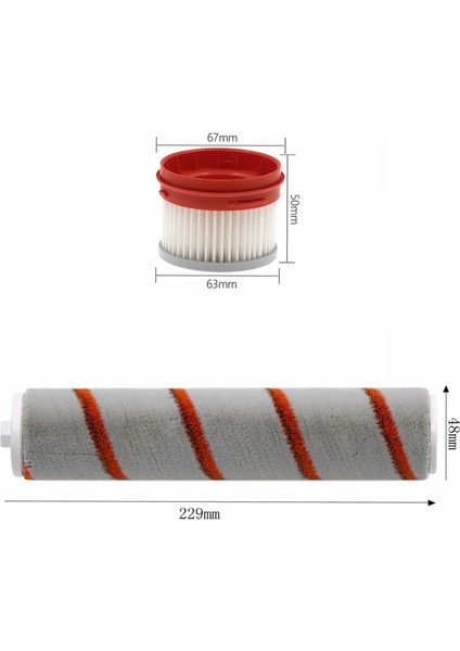 Roller Fırça 3x Hepa Filtre Kiti Dreame V9 Handheld Vakum Için Değiştirme (Yurt Dışından) modelleri