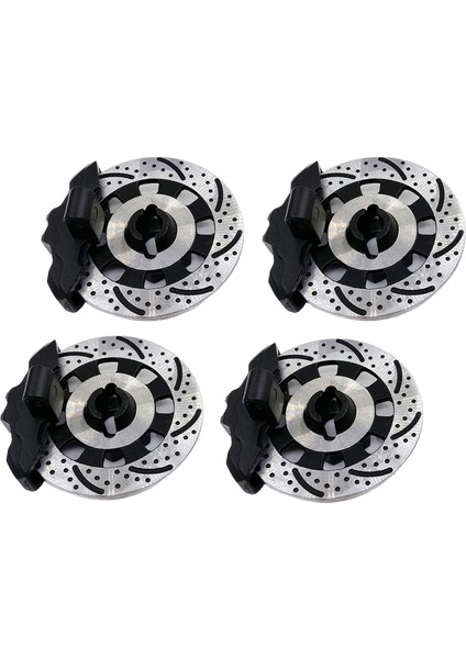 4pcs Udr 1: 7 Kısa Kurs Kamyon Yarışçı Araba Siyah Alüminyum Tekerlek Fren Disk (Yurt Dışından)