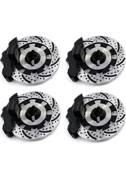 4pcs Udr 1: 7 Kısa Kurs Kamyon Yarışçı Araba Siyah Alüminyum Tekerlek Fren Disk (Yurt Dışından)