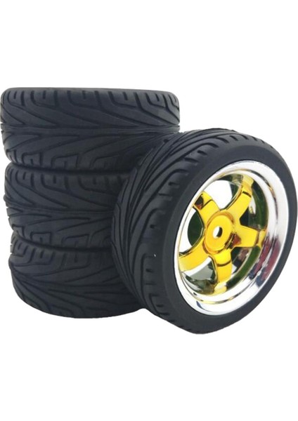 Wltoys Için 66MM Tekerlek Lastiklerinin 4 Paketi 144001 124019 Hsp Buggy Değiştirmeleri Sarı (Yurt Dışından) fiyatları
