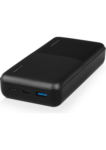 mojue by ttec PB10 20.000mAh PD 20W Taşınabilir Şarj Aleti / Powerbank-Siyah