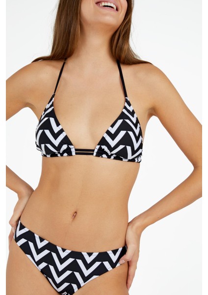 40716 Siyah Beyaz Bikini Takımı fiyatları