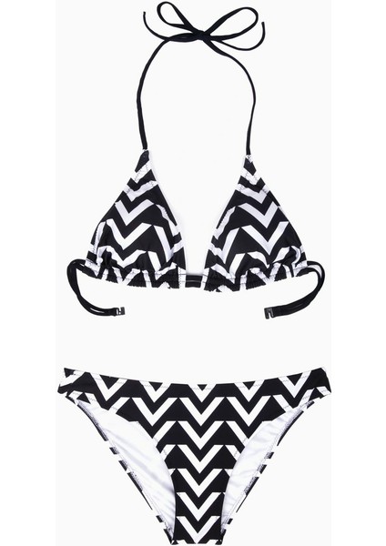 40716 Siyah Beyaz Bikini Takımı fırsatları