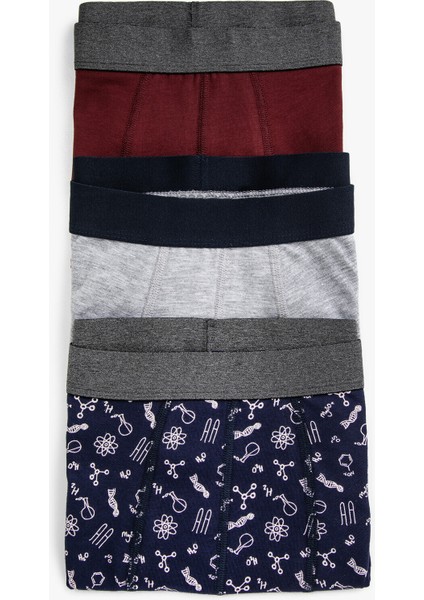 Pamuklu 3'lü Set Basic Boxer fiyatları