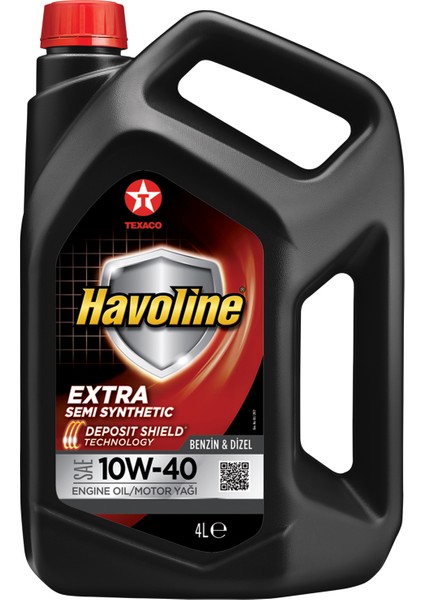 Havoline Extra 10W-40 4 Litre Motor Yağı ( Üretim Yılı: 2022 )