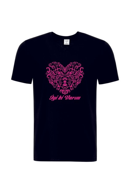 "iyiki Varım" Baskılı Tshirt