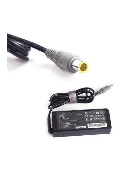 20 Volt 3.25 Amper Lenovo Adaptör Geniş Iğneli Lenovo Adaptör 7.9mm 5.0mm Adaptör