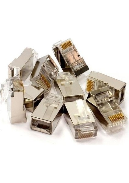 Cat6 Metal Konnektör 10 Adet