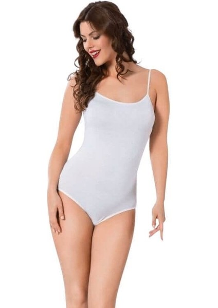 6001 Bayan Ip Askılı Çıtçıtlı Body