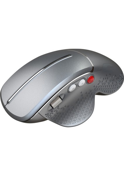 Hxsj T32 2.4g Kablosuz Ergonomik Dikey Optik Oyun Fare Ayarlanabilir Dpı Bilgisayar Fareleri - Gri