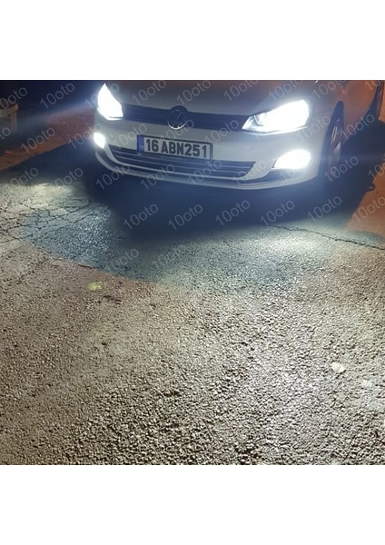 10OTO LED Xenon Beyaz 9000 Lümen 8000K Şimşek Etkili 9005