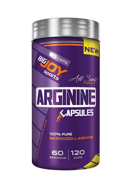 Arginine 120 Bitkisel Kapsül 30 Servis Arjinin