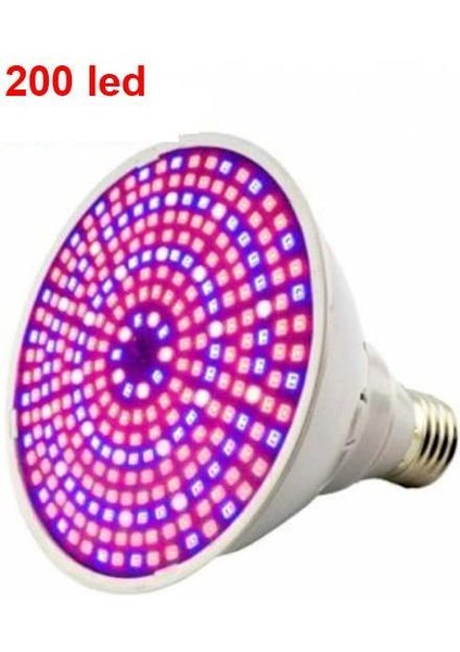 Bitki Yetiştirme Lambası Full Spektrum 200 LED