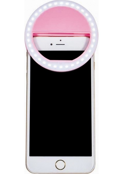 Sentor Şarjlı LED Selfie Işığı -Led Ring Light Halka Telefon Işığı