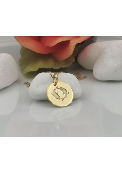 Burçlar Yuvarlak Plaka 3 925 Ayar Gümüş Kolye fiyatları