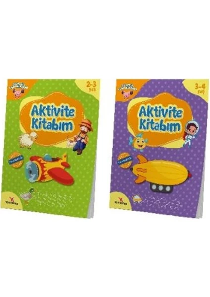 2-4 Yaş Aktivite Kitabım Evde Etkinlik Seti - Feyyaz Ulaş