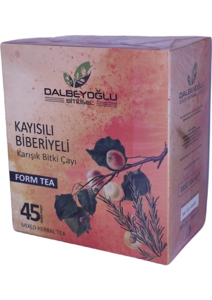 Kayısılı Biberiyeli Karışık Bitki Çayı 45'li